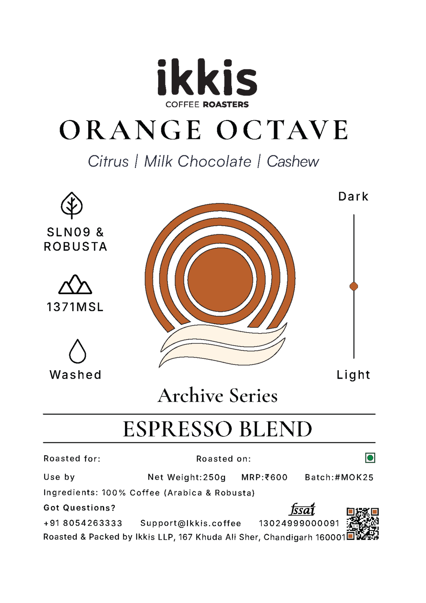 ORANGE OCTAVE – Ikkis Coffee Roasters ORANGE OCTAVE – Ikkis Coffee Roasters