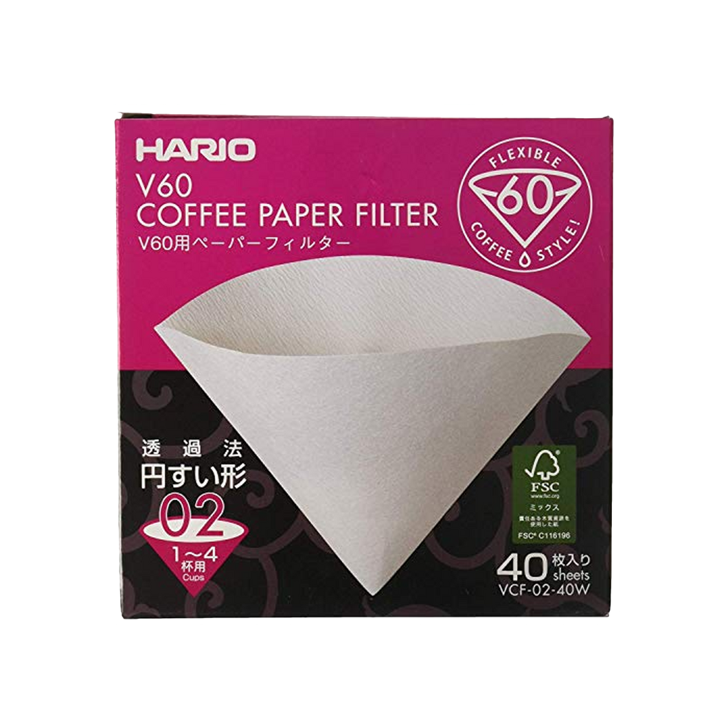 PAPER FILTER 02W 40 SHEETS WHITE